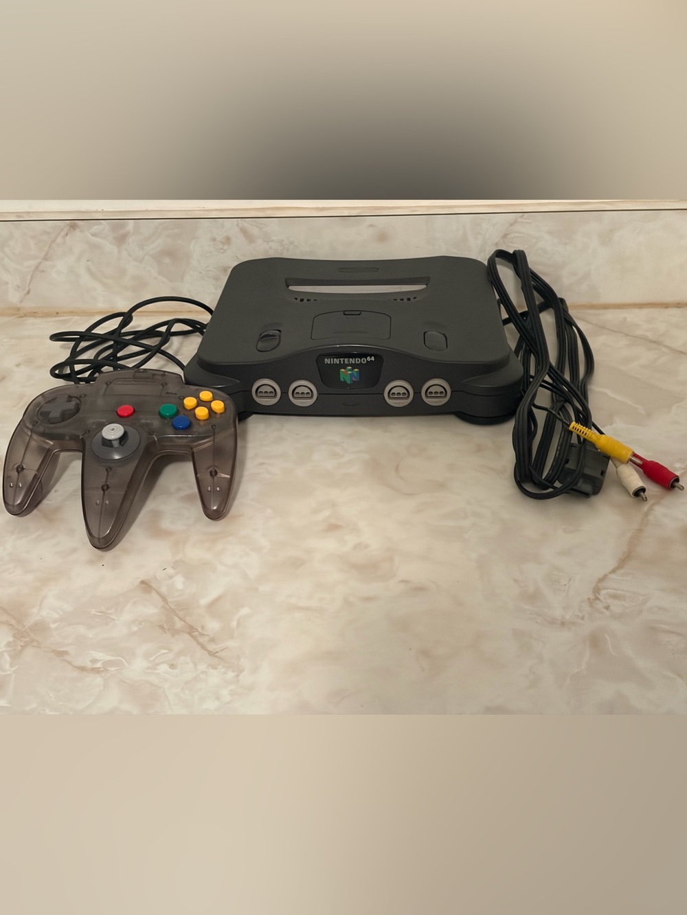 Nintendo 64 Console NUS-001 w Expansion Pak, Controller No Power Supply TESTED